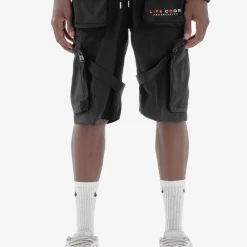 Life Code Shorts - Taslan Utility Cargo - Black - 21P53 Shop All
