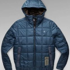 Shop All G-Star Jacket - Meefic Quillted - Luna Blue - D20126