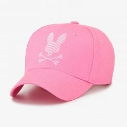 Shop All Psycho Bunny Hat - Men's Ian Baseball Cap - Love Pink - SP22 - B6A352S1HT