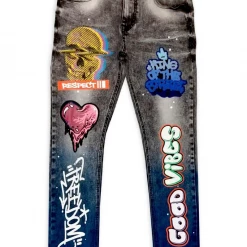 Create 2MRW Jeans - Graffiti - Grey - CF1641