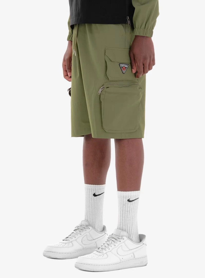 Shop All Life Code Shorts - Taslan Utility Pocket - Olive - 11P51 1 Shop All Life Code Shorts - Taslan Utility Pocket - Olive - 11P51