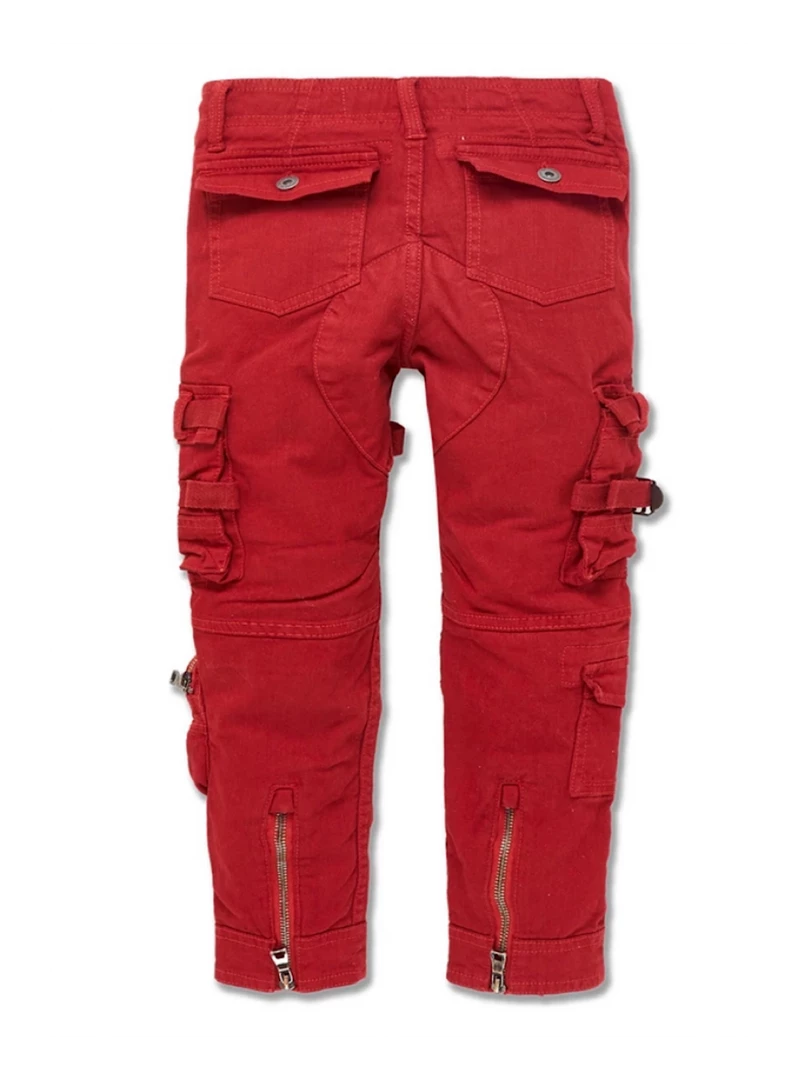 Shop All Jordan Craig Kids Jeans - Straps - Red - 5642MK 2 Shop All Jordan Craig Kids Jeans - Straps - Red - 5642MK