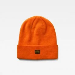 G-Star Hat - Effo Beanie - Signal Orange - D16624 Shop All