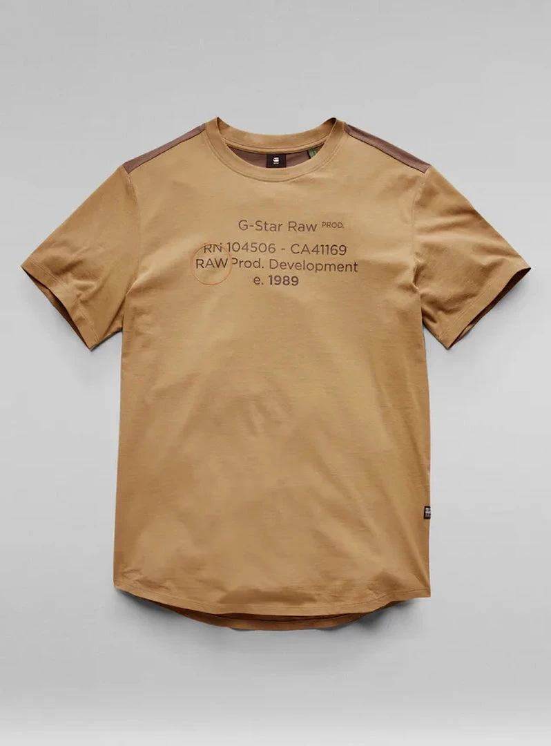 Shop All G-Star T-Shirt - Lash Text Graphic - Fennel Seed - D21200 1 Shop All G-Star T-Shirt - Lash Text Graphic - Fennel Seed - D21200