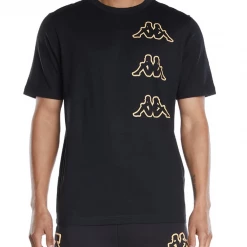 Kappa Short Set - Logo Amoix - Black Smoke - 331746W