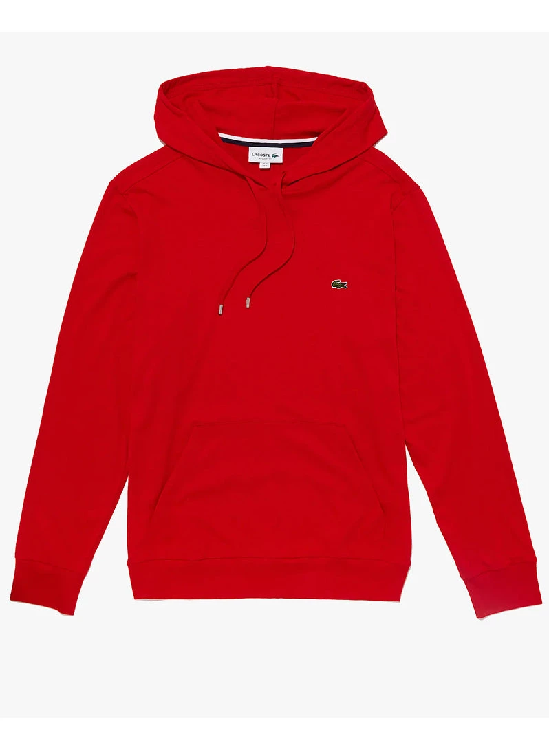 Lacoste Hoodie - LS Cotton Shirt - Red-240 - TH9349 1 Lacoste Hoodie - LS Cotton Shirt - Red-240 - TH9349