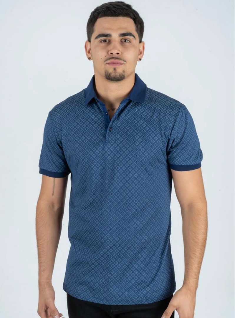 Platini T-Shirt - Logo Polo - Navy - JPS8331 1 Platini T-Shirt - Logo Polo - Navy - JPS8331