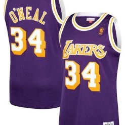 Mitchell & Ness Jersey - LA Lakers O'Neal 34 - Purple