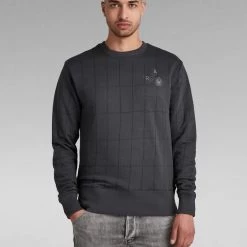G-Star Sweater - Quilted - Cloack - D20693 Shop All
