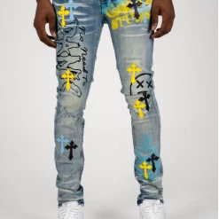 GFTD Jeans - Chrome - Light Blue