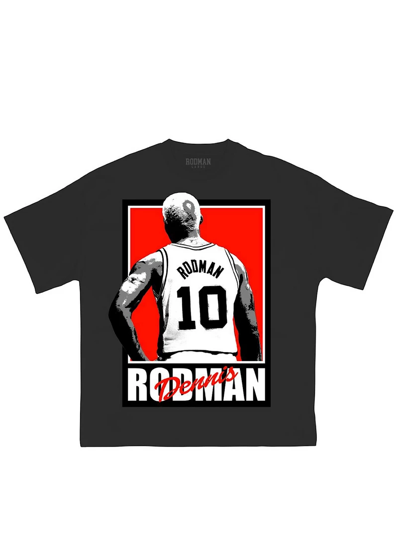 Rodman T-Shirt - Dennis Rodman - Black 1 Rodman T-Shirt - Dennis Rodman - Black