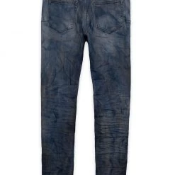 Purple-Brand Jeans - Tie Dye Wash - Blue With Turquoise And Purple - P001