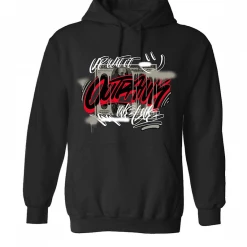 Outrank Hoodie - Up Wit It Hoodie - Black
