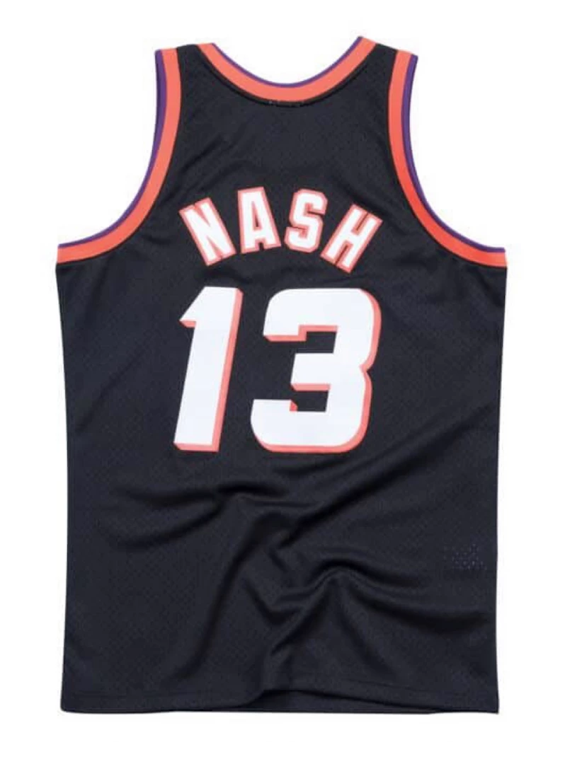 Mitchell & Ness Jersey - Suns Steve Nash 13 - Black And Orange - SMJYGS18203 Shop All 2 Mitchell & Ness Jersey - Suns Steve Nash 13 - Black And Orange - SMJYGS18203 Shop All