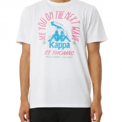 Kappa T-Shirt - Aelous - White - 33146IW Shop All