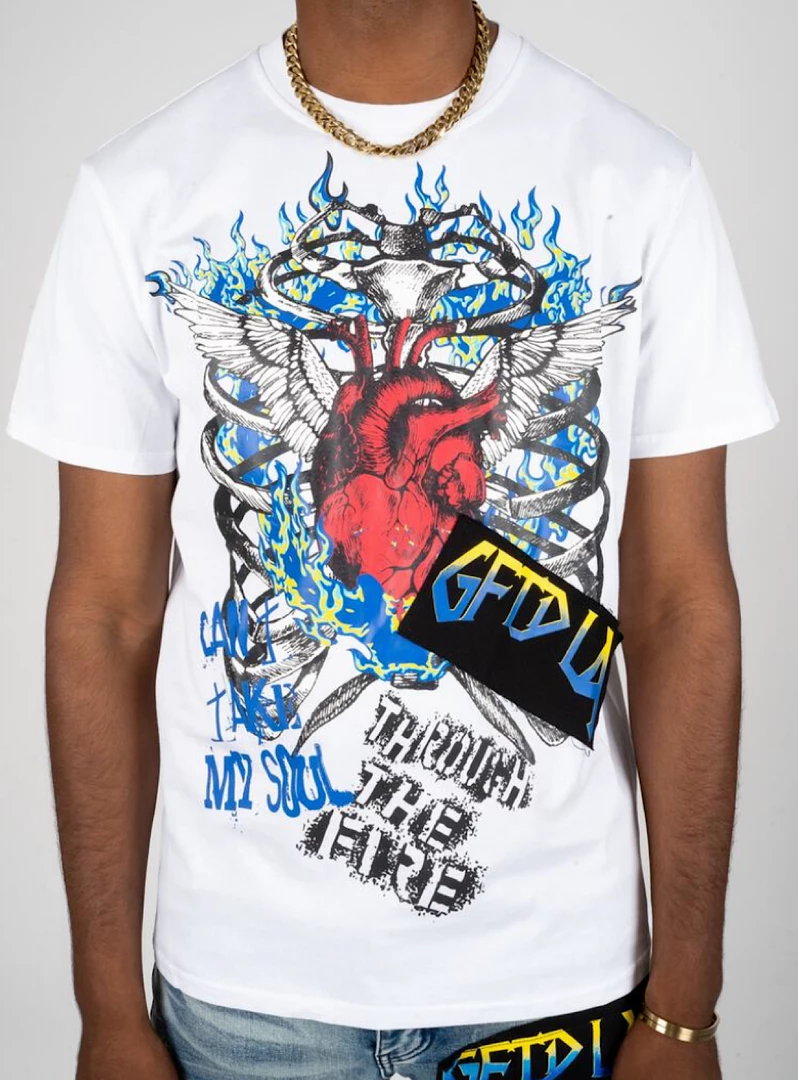 GFTD T-Shirt - James - White Shop All 1 GFTD T-Shirt - James - White Shop All