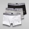 Shop All G-Star Underwear - Classic Trunk 3-Pack - Black With Grey And White - D03359