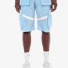 Shop All Life Code Shorts - Taslan Utility Cargo - Light Blue - 21P53