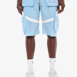 Shop All Life Code Shorts - Taslan Utility Cargo - Light Blue - 21P53