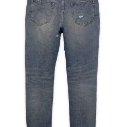 Purple-Brand Jeans - Stitches And Patches - Blue - P003