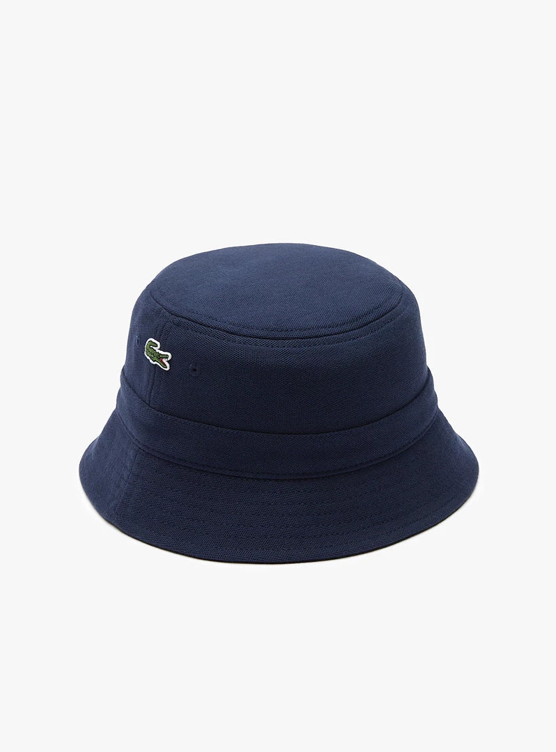 Lacoste Bucket Hat - Navy Blue - RK2056 1 Lacoste Bucket Hat - Navy Blue - RK2056