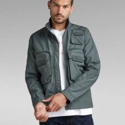 Shop All G-Star Jacket - Bound Pocket Track Bomber - Graphite - D20121