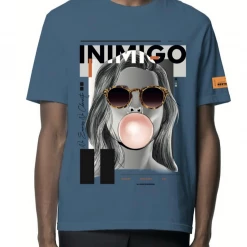 Inimigo T-Shirt - Magazine - Faience Blue - ITS8166 Shop All