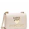 Shop All Moschino Bag - Flap Big Logo Chain Large - Cream - JC4054PP1DLF0110