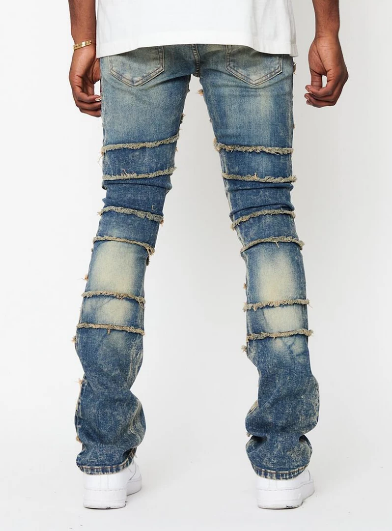 Shop All Golden Denim Jeans - The Extendo Suna - Vintage Blue - GDFLQS121-15 2 Shop All Golden Denim Jeans - The Extendo Suna - Vintage Blue - GDFLQS121-15