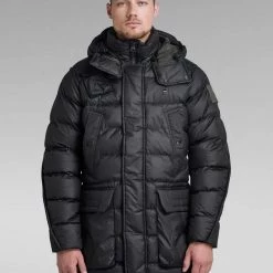 Shop All G-Star Jacket - G-Whistler Parka - Black - D20102