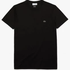Lacoste T-Shirt - Crewneck Pima Cotton Jersey - Black-031 - TH6709