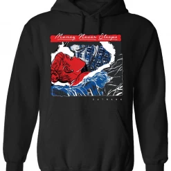 Outrank Hoodie - Money Never Sleeps - Black - OR1666H