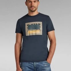 Shop All G-Star T-Shirt - Covered Originals - Patriot Blue - D21189