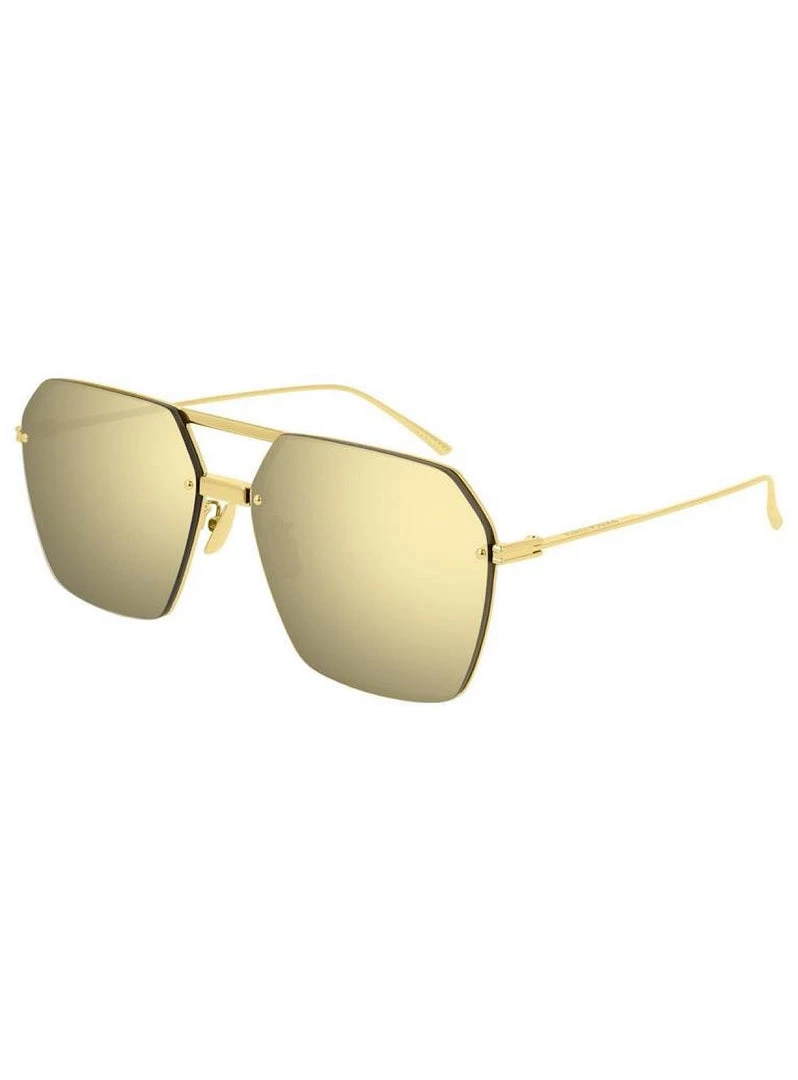 Shop All Bottega Veneta Sunglasses - Gold - BV1045S 1 Shop All Bottega Veneta Sunglasses - Gold - BV1045S