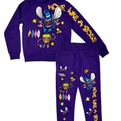 CREATE 2MRW Create 2TRW Sweatsuit - Move Like A Boss - Purple - CF1239 Shop All