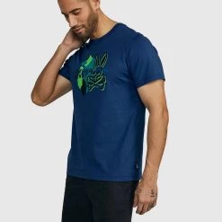 Psycho Bunny T-Shirt - Everett - Dusk Blue - SP22 - B6U328S1PC