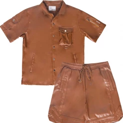 Shop All EPTM Short Set - Josiah - Brown - EP10482