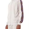 Kappa Tracksuit - 222 Banda Dullo - Grey With Violet And Yellow - 3113L9W