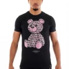 George V T-Shirt - Company Bear - Black-Pink - GV-2397