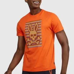 Psycho Bunny T-Shirt - Santiago - Alloy Orange - SP22 - B6U310S1PC Shop All