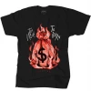 Outrank T-Shirt - Too Much To Burn - Black - OR1768