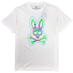 Shop All Psycho Bunny T-Shirt - Alsop - White - B6U644T1PC