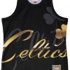 Shop All Mitchell & Ness Jersey - Big Face 4.0 Celtics - Black And Gold - TMTK1258