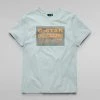 G-Star T-Shirt - Originals Logo - Synthetic Blue - D19863