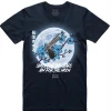 Point Blank T-Shirt - Aim For The Moon - Navy Shop All