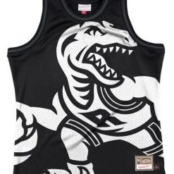 Shop All Mitchell & Ness Jersey - Big Face Toronto Raptors - Black And White - TMTK1061