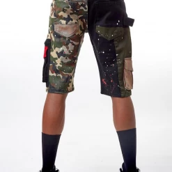 R3BEL Shorts - Cargo - Black - 621-953 Shop All