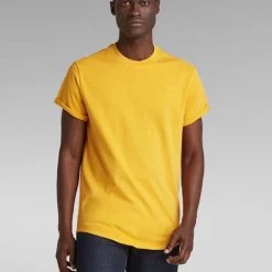 Shop All G-Star T-Shirt - Lash - Gold Yellow - D16396