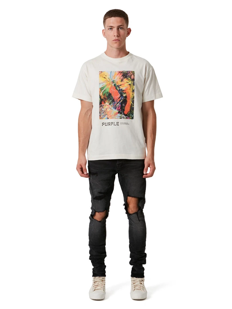 Purple-Brand Jeans - Distress - Worn Black - P001-WBDI222 3 Purple-Brand Jeans - Distress - Worn Black - P001-WBDI222