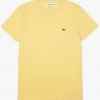 Lacoste T-Shirt - Crewneck Pima Cotton Jersey - Yellow-6XP - TH6709